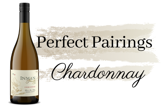 Text says "Perfect Pairings: Chardonnay"